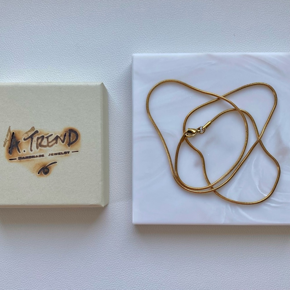 Gold plated Snake Chain Necklace